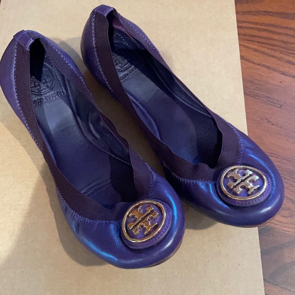 Purple Tory Burch Flats size 7.5